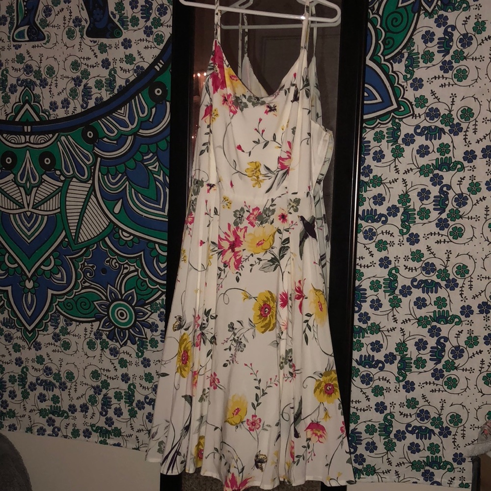 white spring dress
